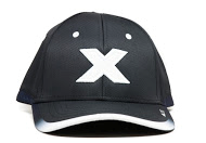 CXS416L black cap white X front view