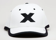 CXS416L white cap black X front view