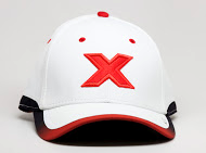 CXS416L white cap red X front view